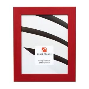 Bold Red Picture Frame